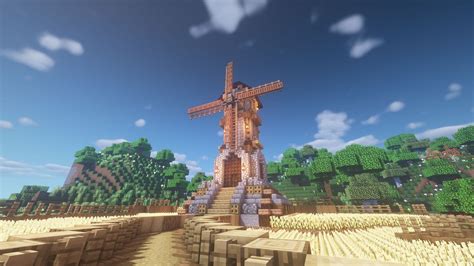 windmills in minecraft|create windmill build minecraft.